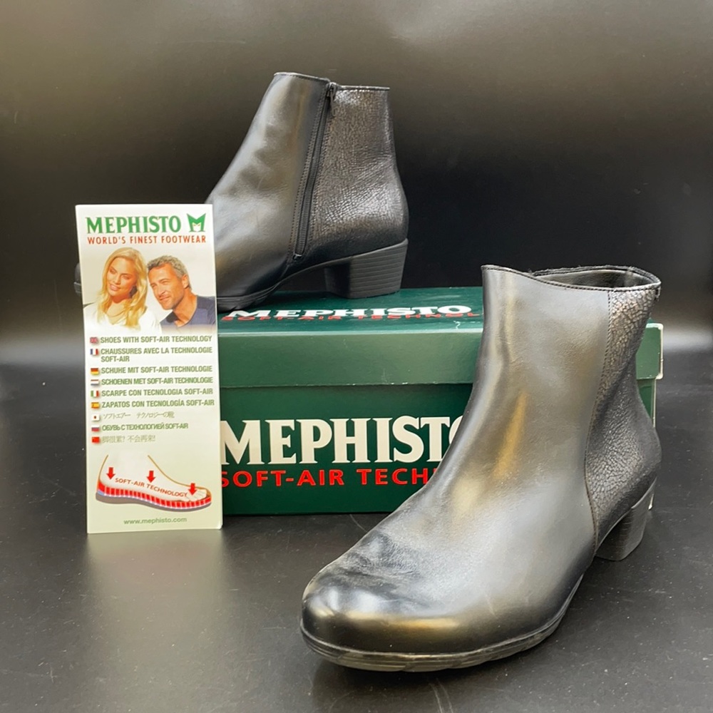 Mephisto Ilsa Black Boots 9.5